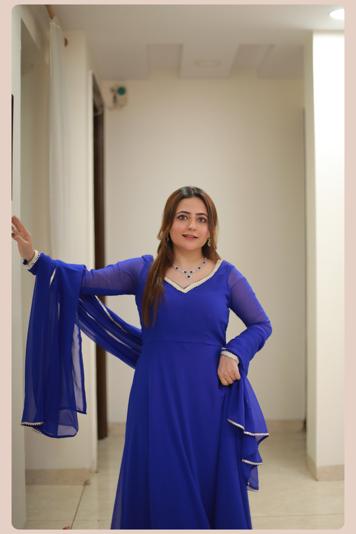 Noorani Georgette Anaarkali Suit