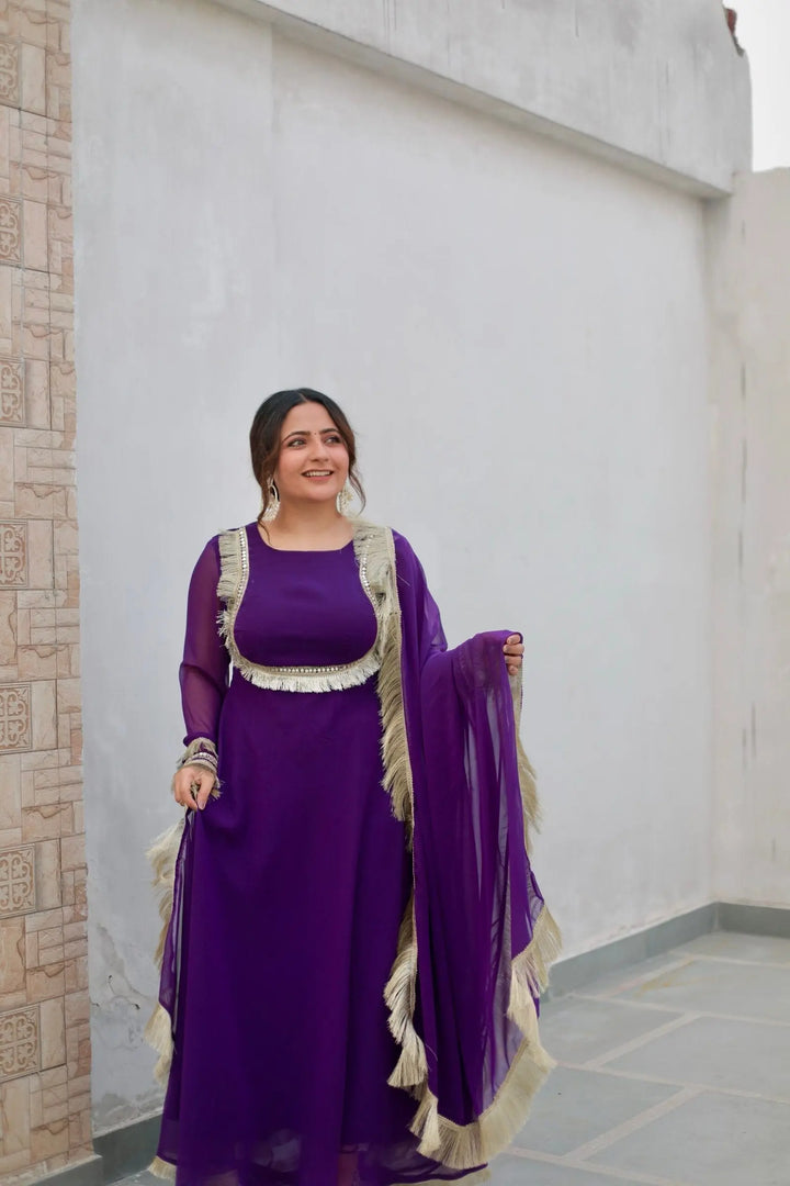 Eira Georgette Anarkali Suit Product vendor Anarkali suit Product title