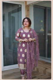 Heer-e-Rang Banarasi Georgette Suit Set