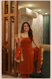 Gulab Butter Silk Suit Set