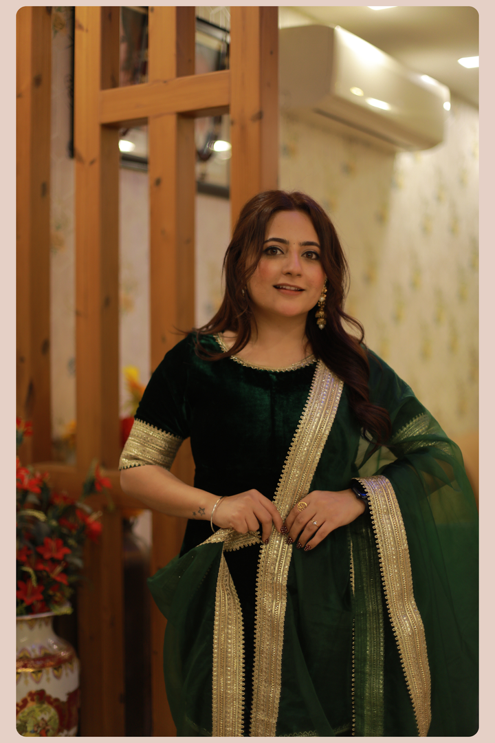 Shehnaaz Velvet Joda