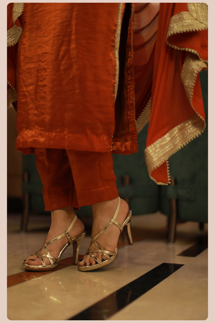 Gulab Butter Silk Suit Set