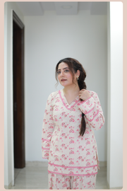 Gulbahaar Cotton Kurta Co-ord Set