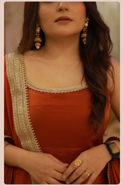 Gulab Butter Silk Suit Set